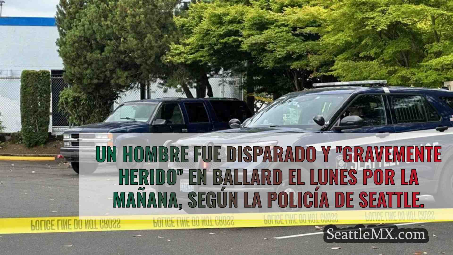 Un hombre gravemente herido en un