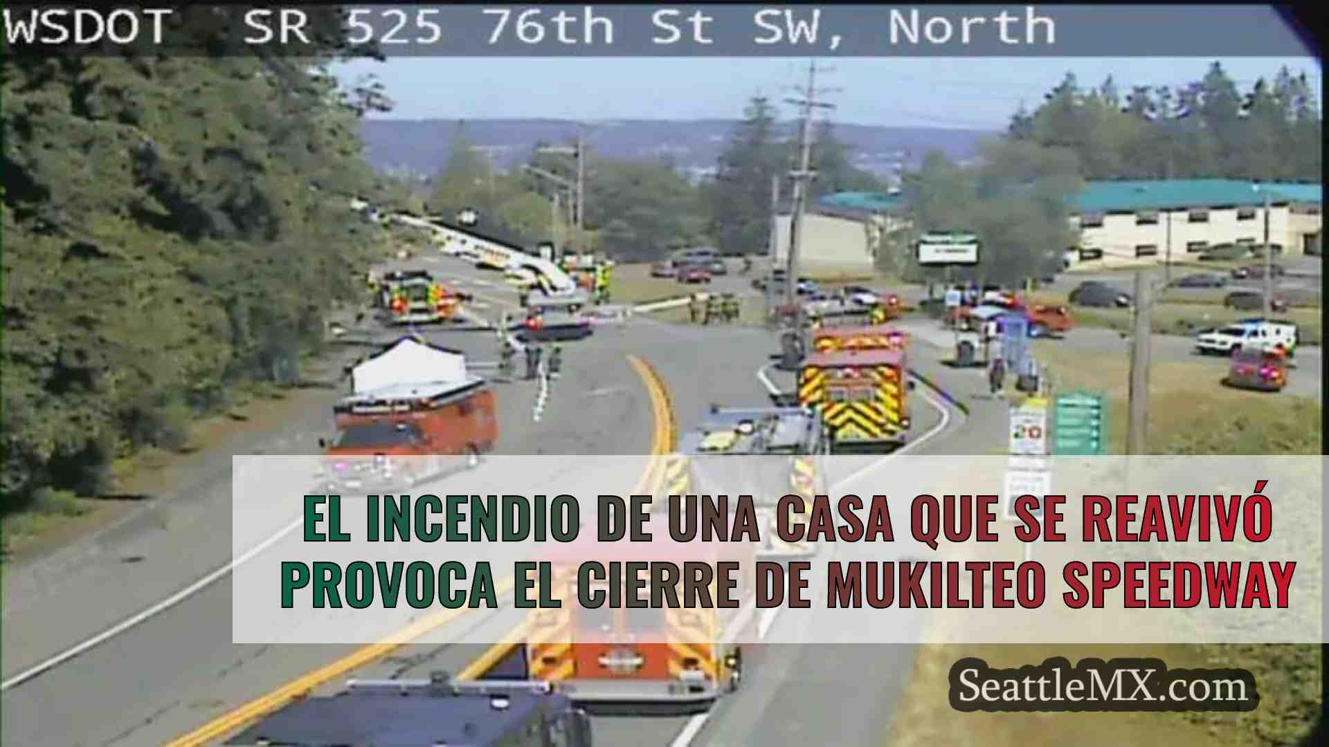 El incendio de una casa que se reavivó