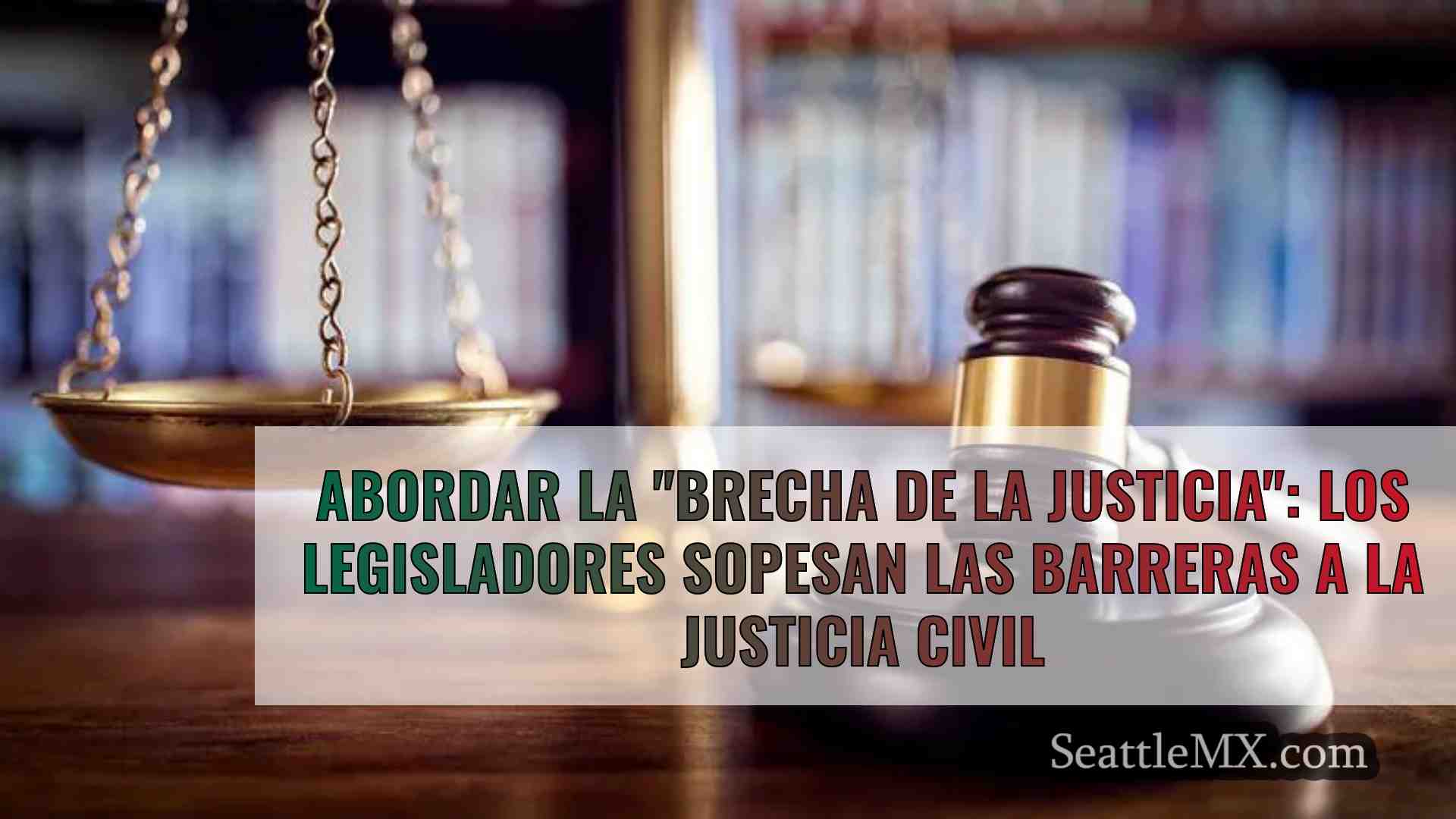Abordar la brecha de la justicia: Los