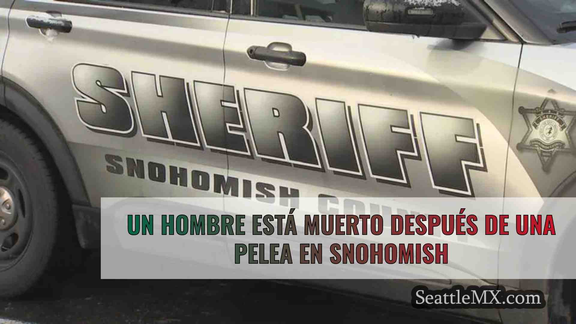 Un hombre está muerto después de una