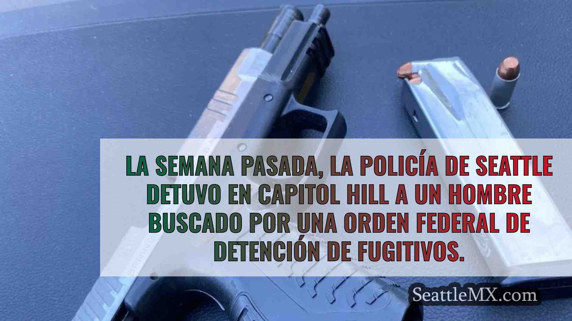 Prófugo federal detenido en Capitol