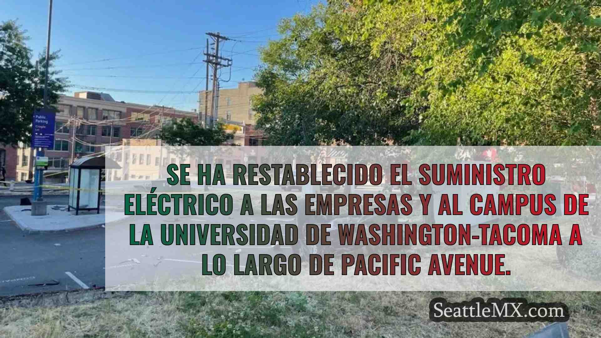 Restablecido el suministro eléctrico en
