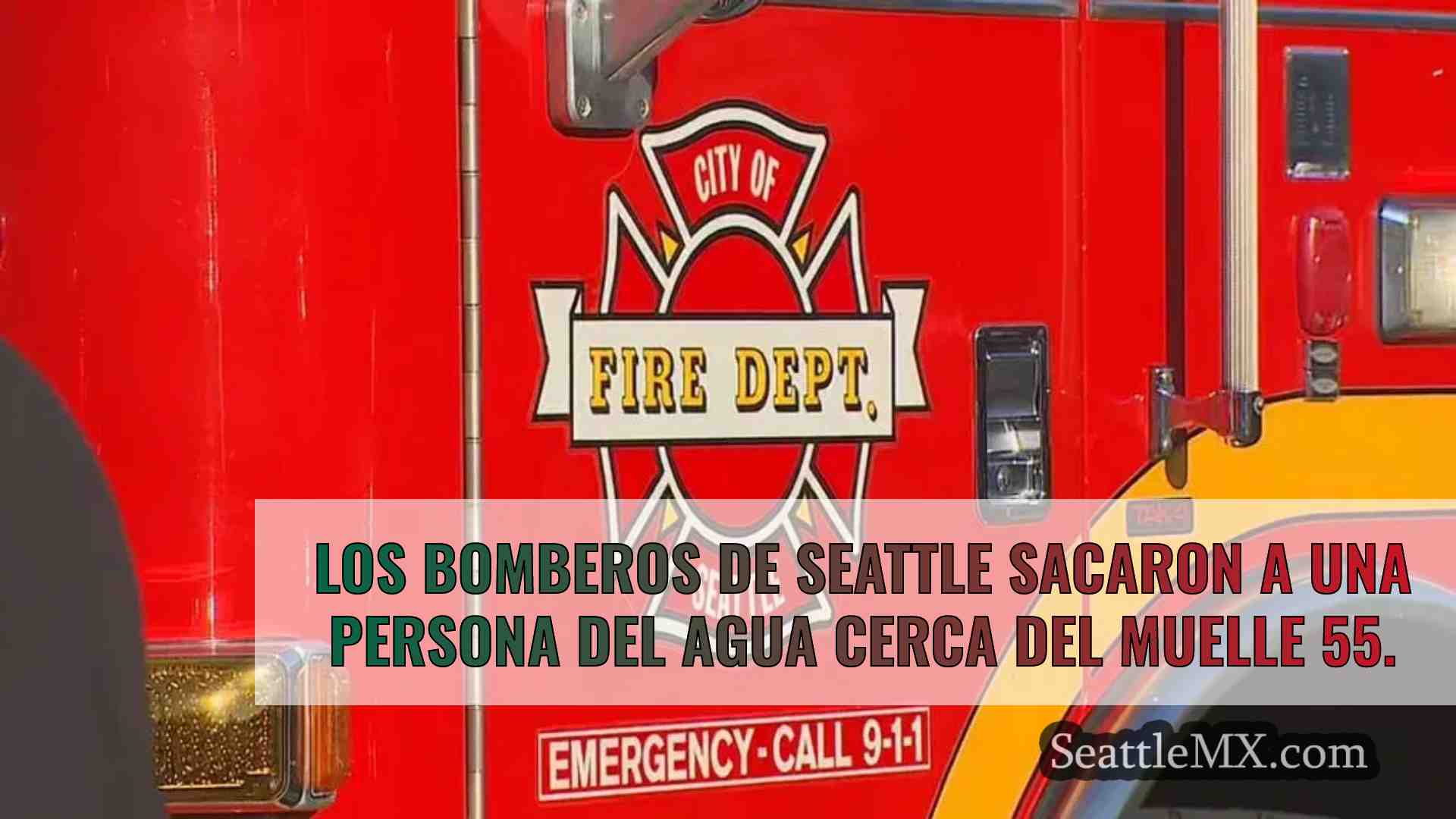 Los bomberos de Seattle sacan a una