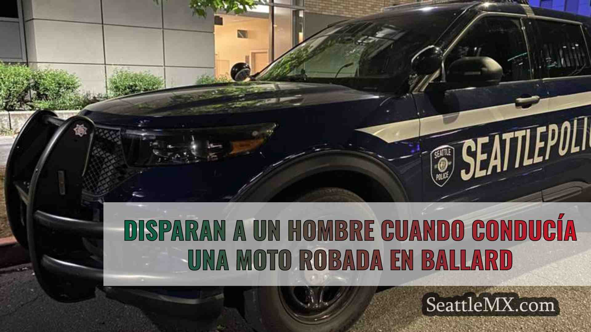 Disparan a un hombre cuando conducía