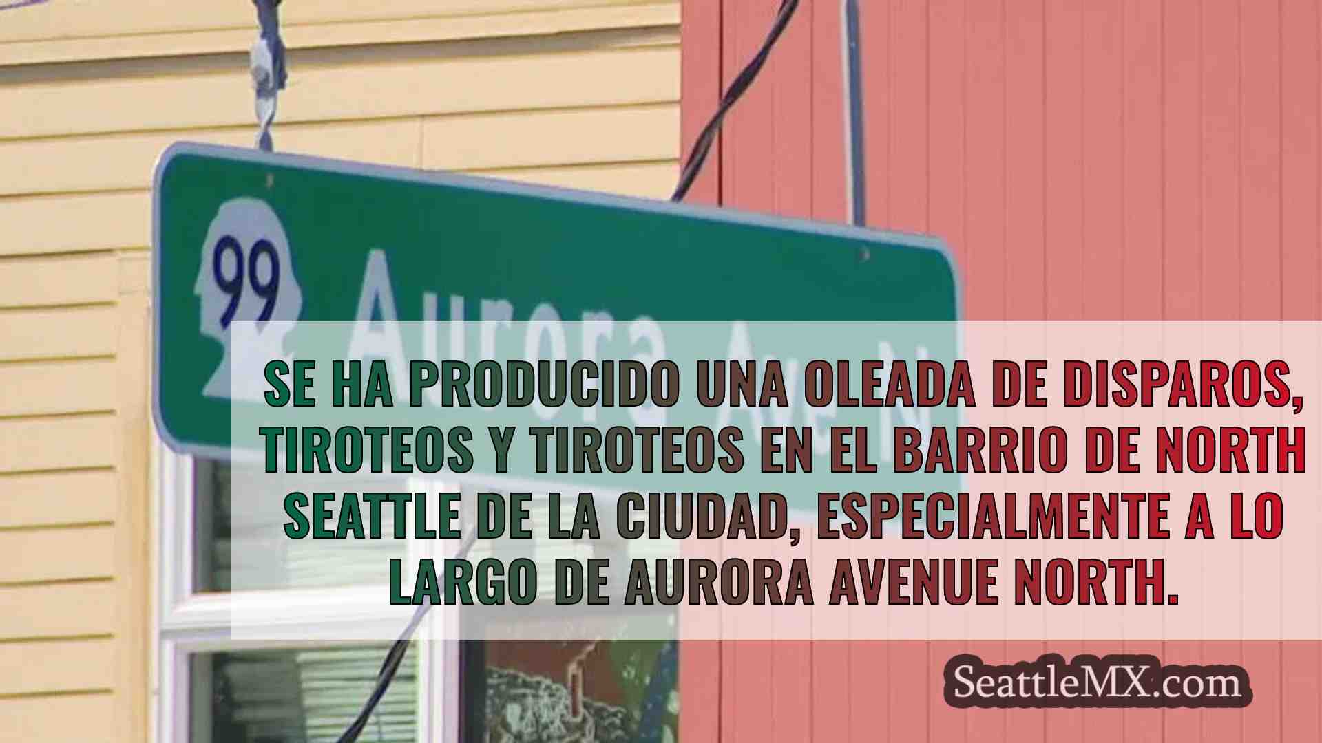 La racha de tiroteos en la avenida de