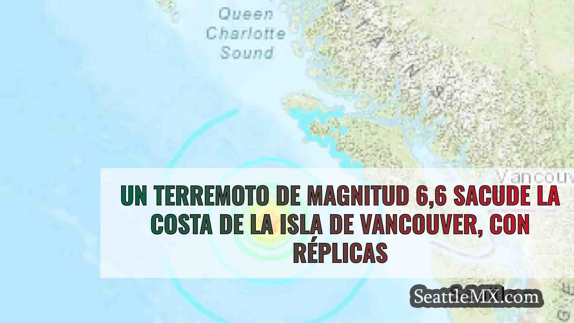 Un terremoto de magnitud 6,6 sacude la