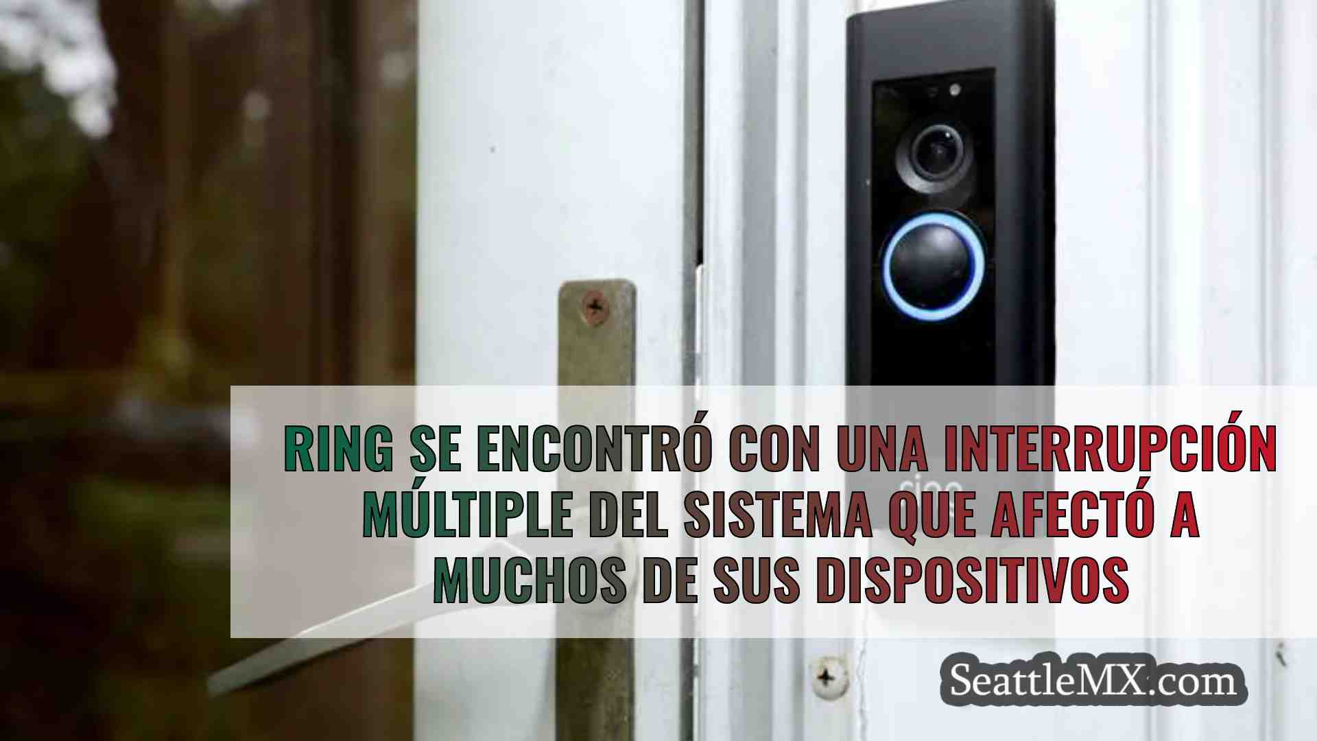 Ring se encontró con una interrupción