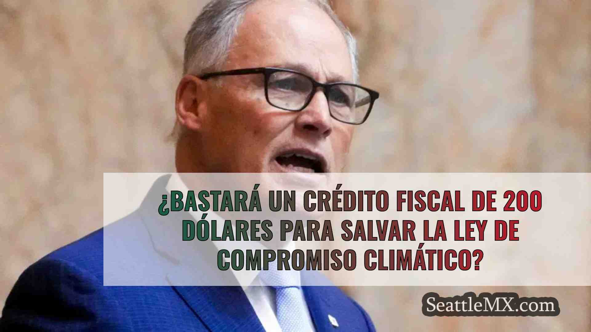 Inslee anuncia un crédito fiscal