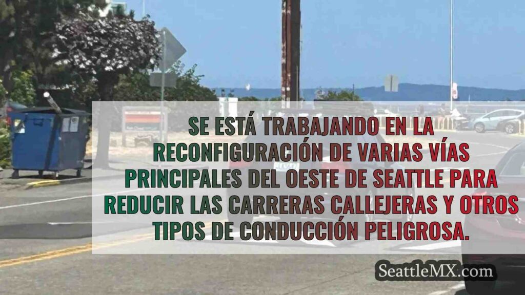 Las calles del oeste de Seattle tendrán