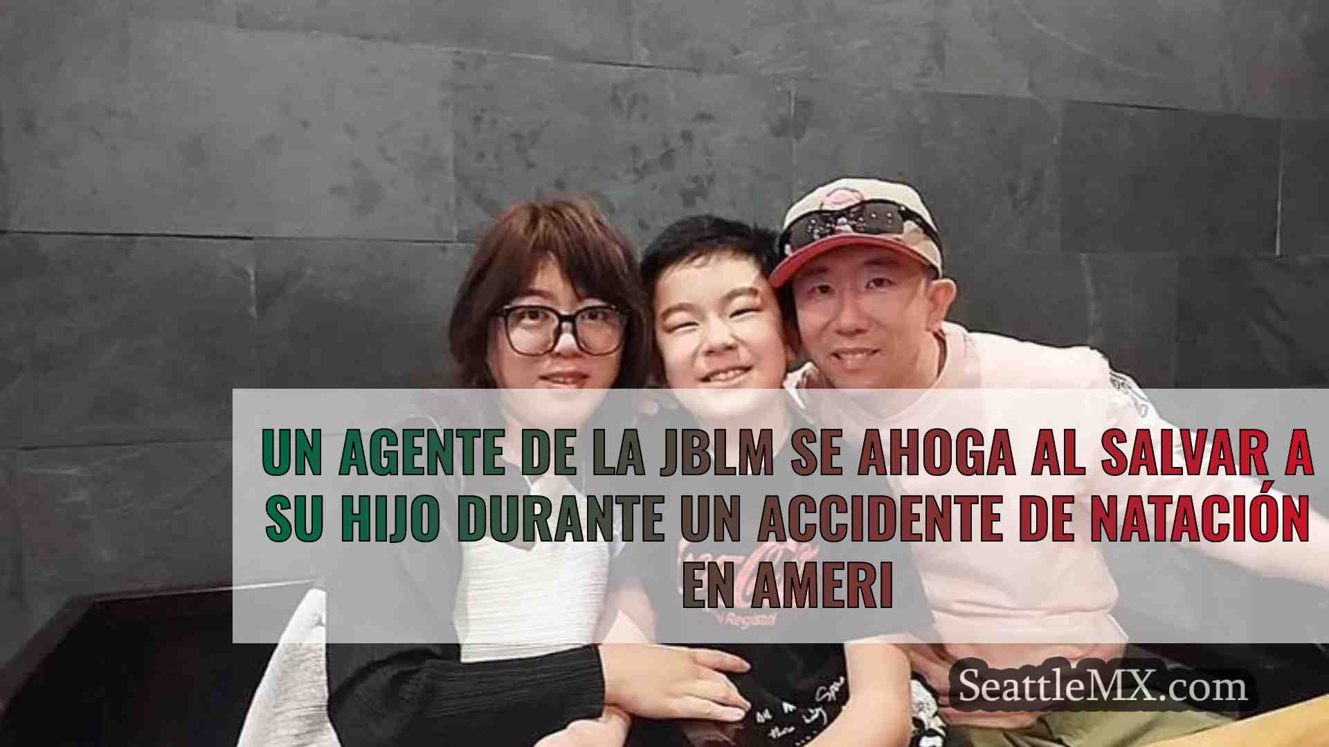 Un agente de la JBLM se ahoga al salvar