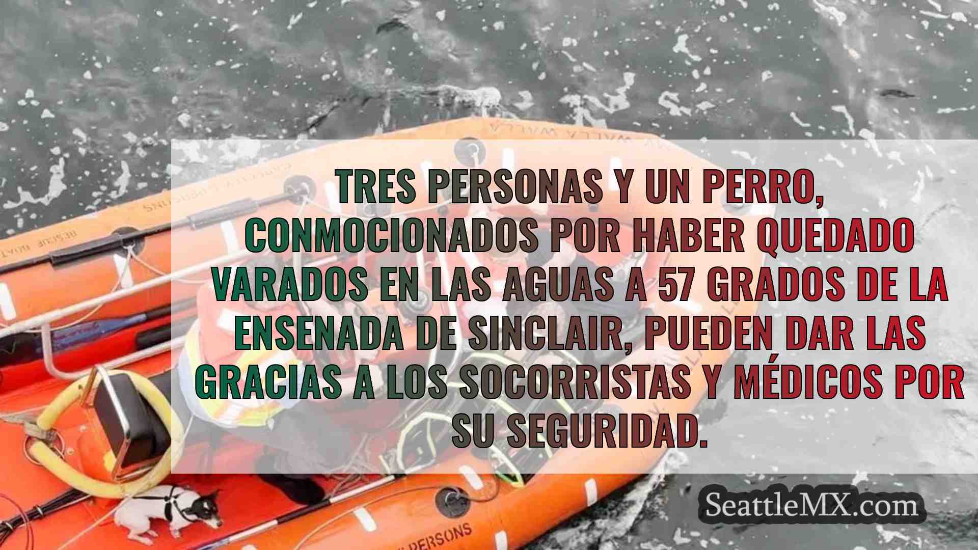 Los pasajeros de un transbordador