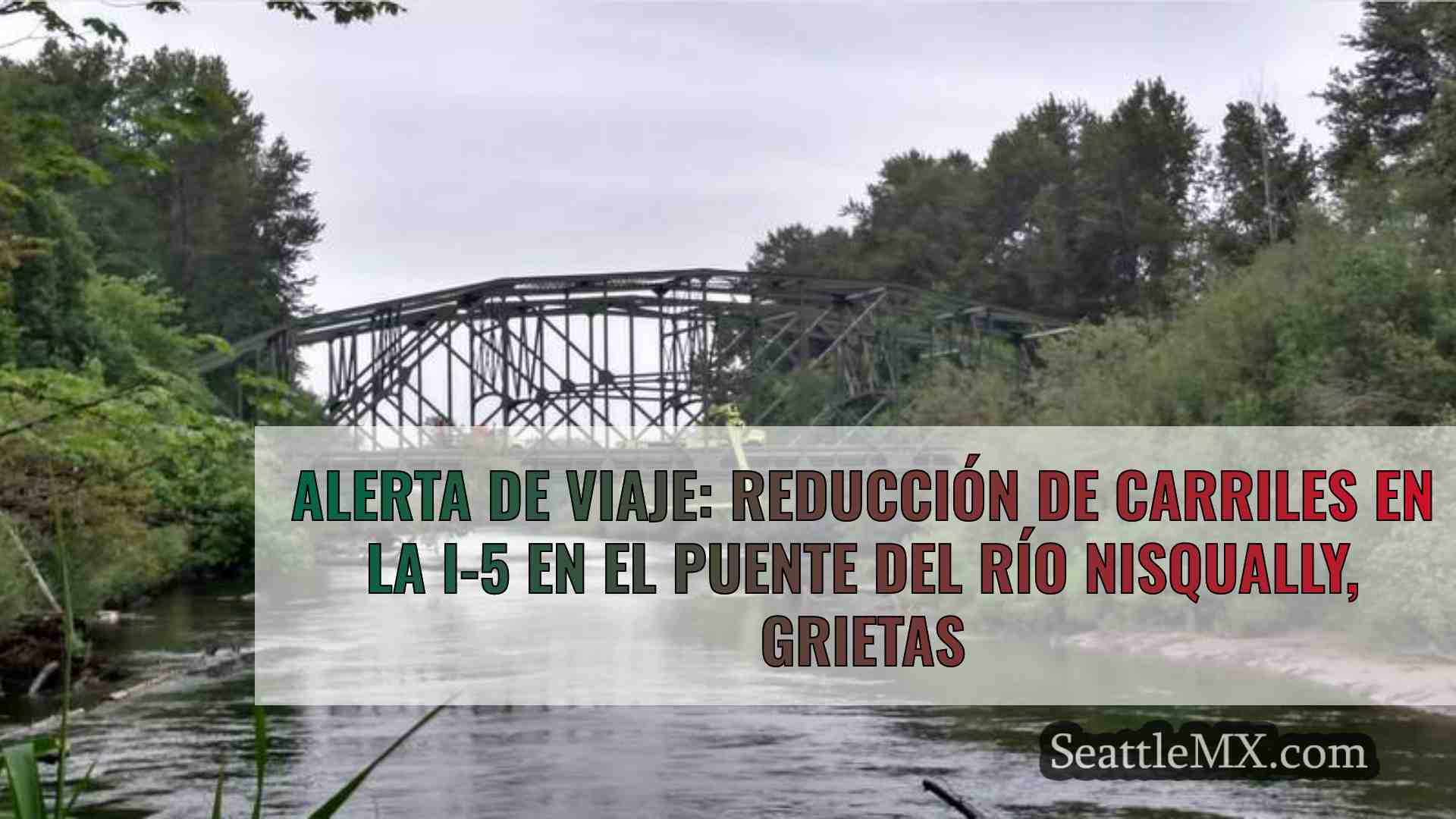 Alerta de viaje: Reducción de carriles
