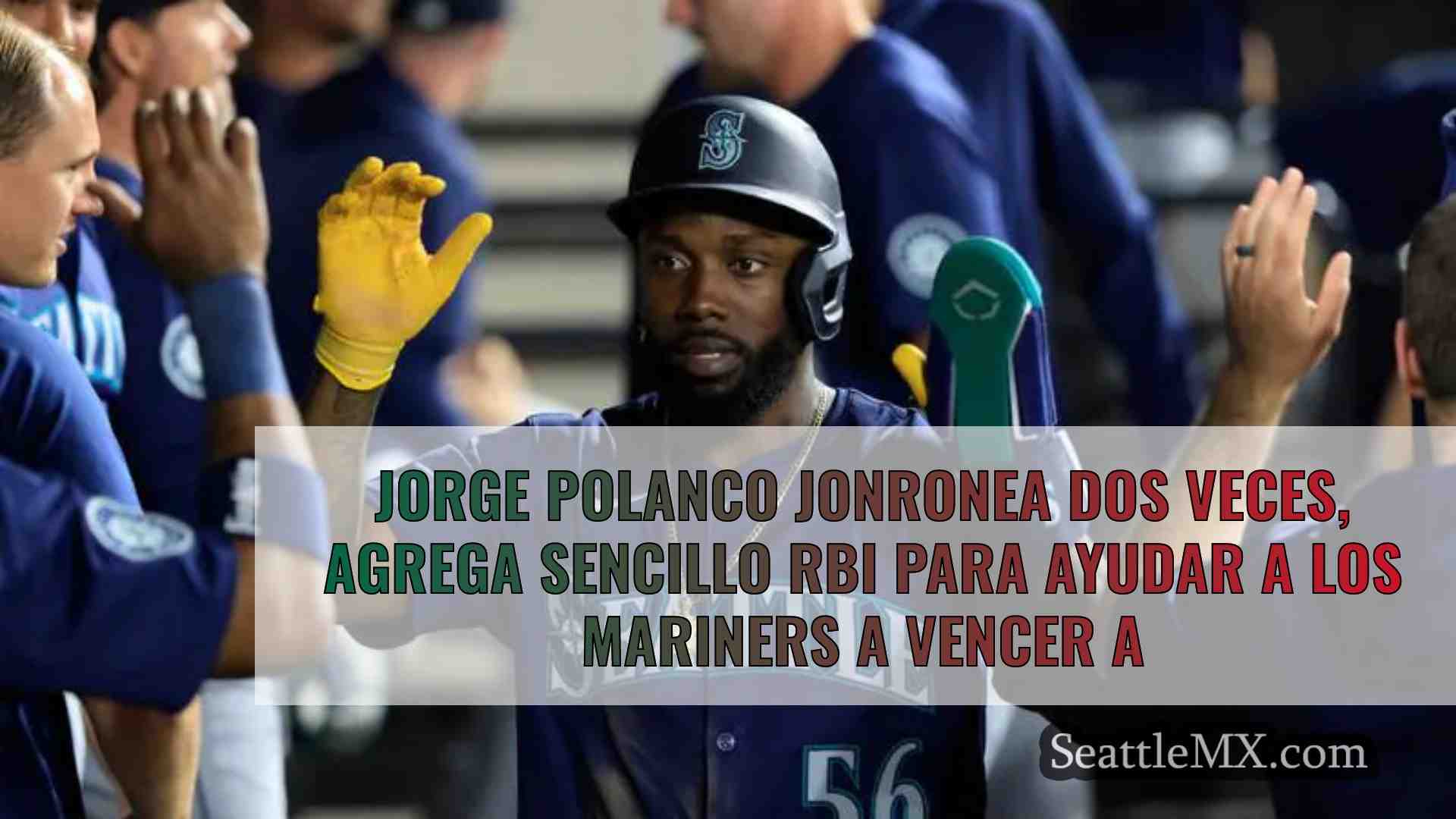 Jorge Polanco jonronea dos veces, añade