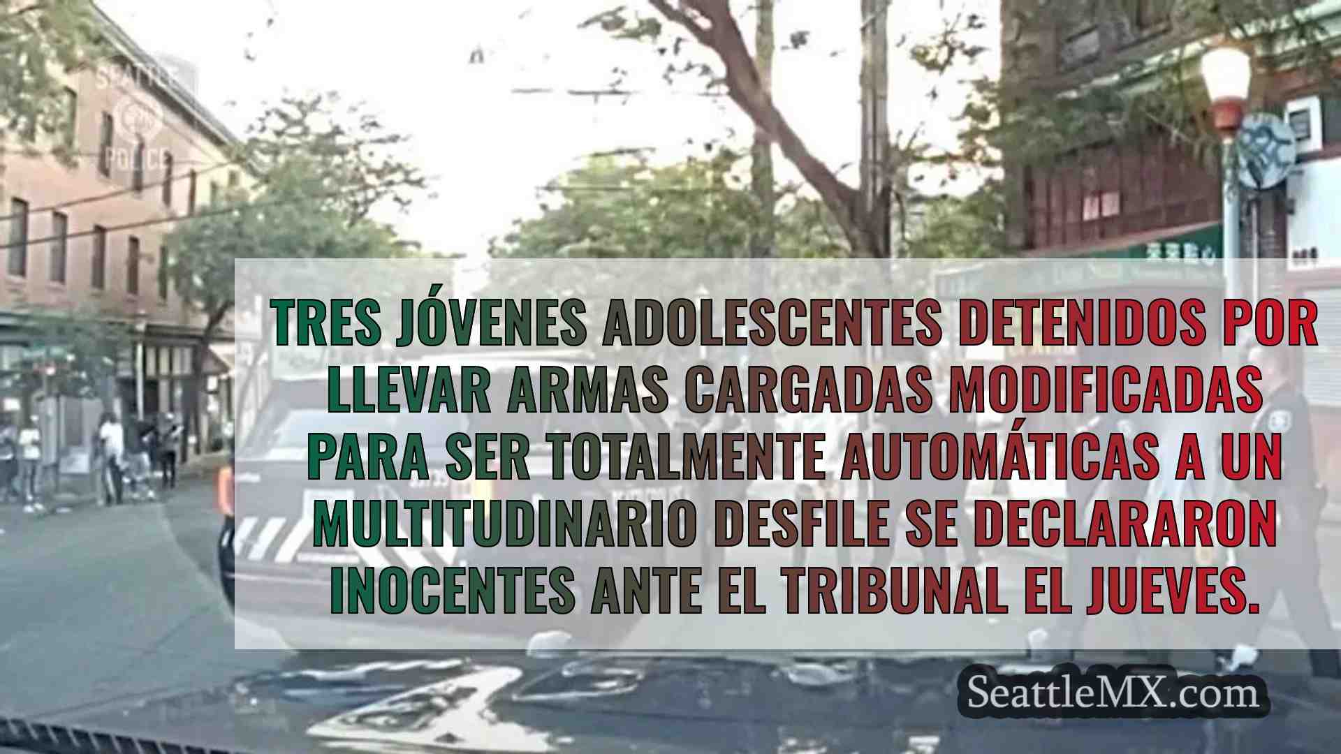 Adolescentes se declaran inocentes de