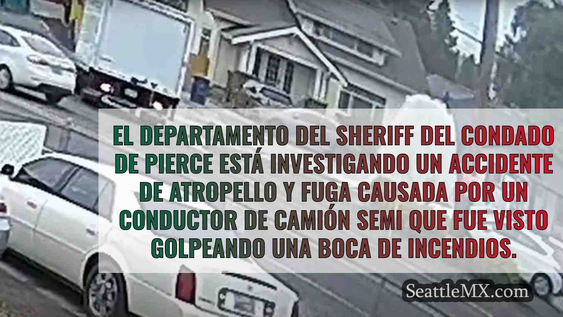 Un semirremolque atropella una boca de