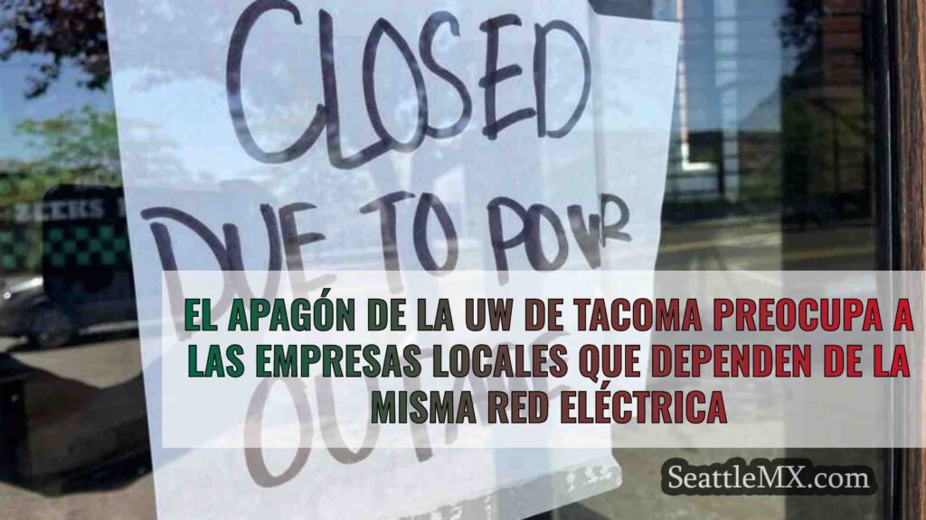 El apagón de la UW de Tacoma preocupa a