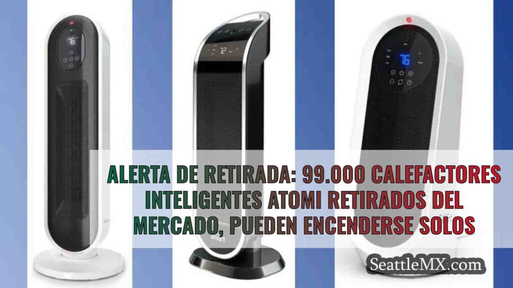 Alerta de retirada: 99.000 calefactores