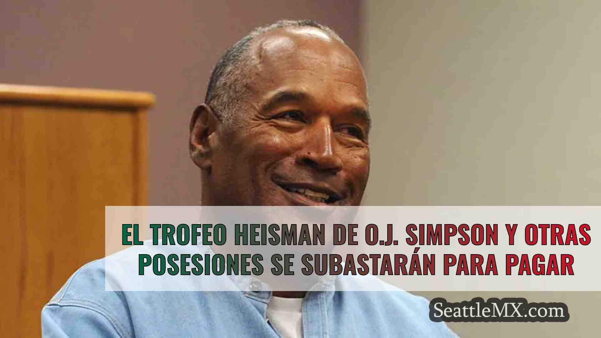 El trofeo Heisman de O.J. Simpson y