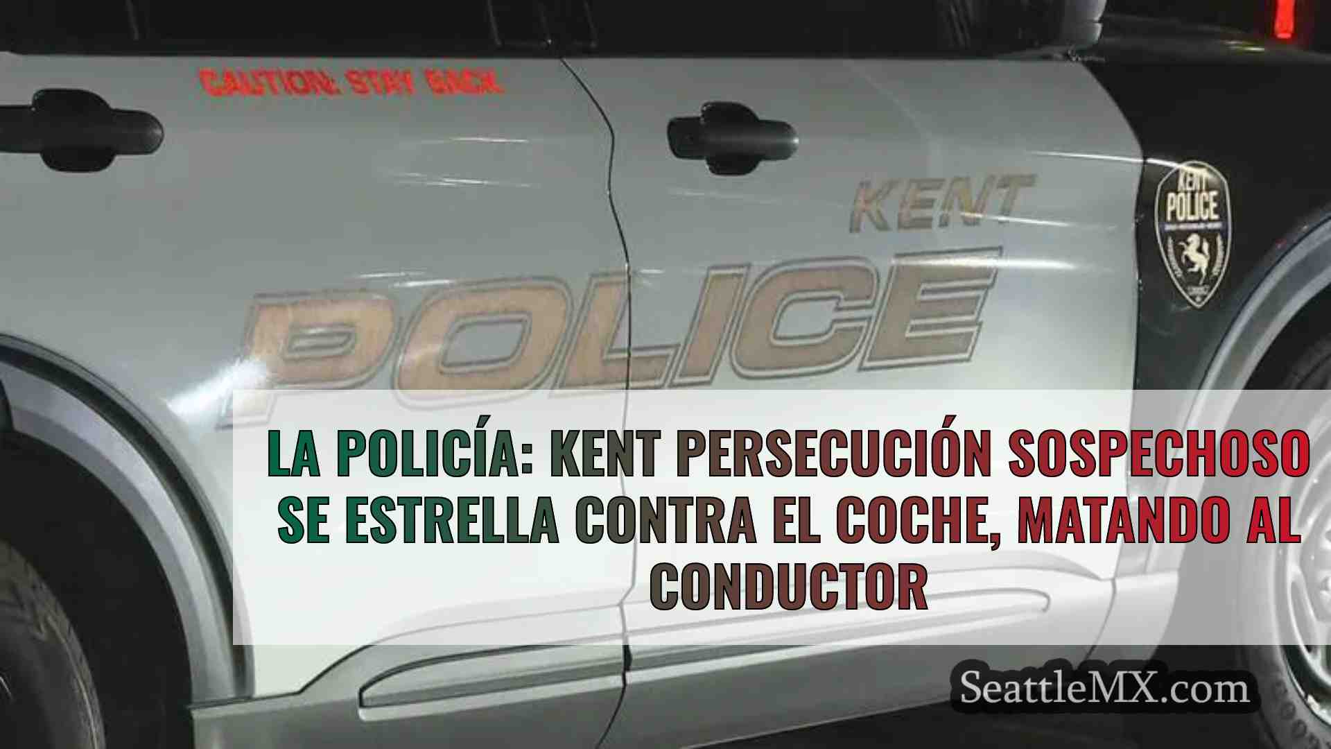 La policía: Kent persecución sospechoso