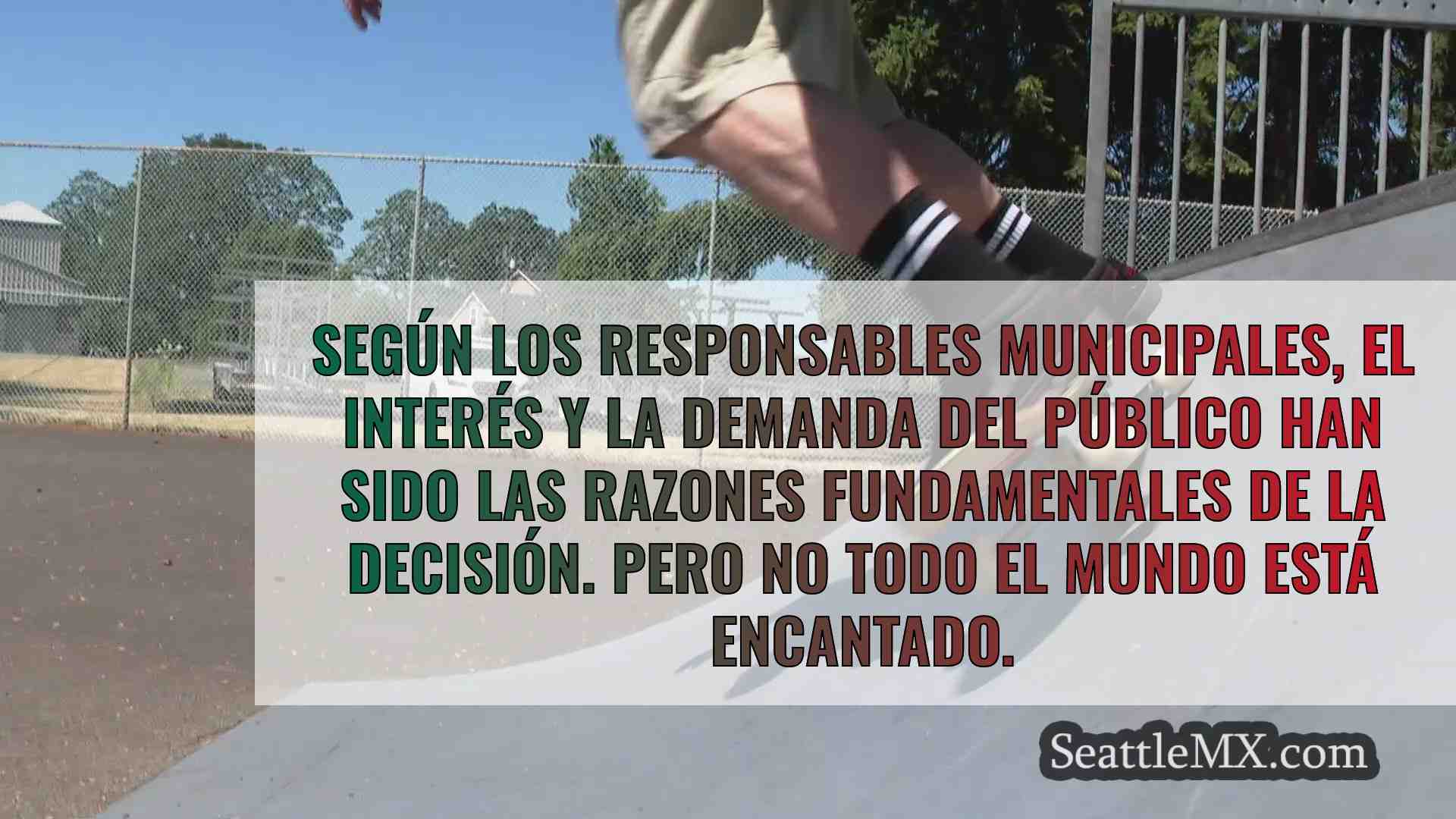 La ciudad sustituirá la pista de