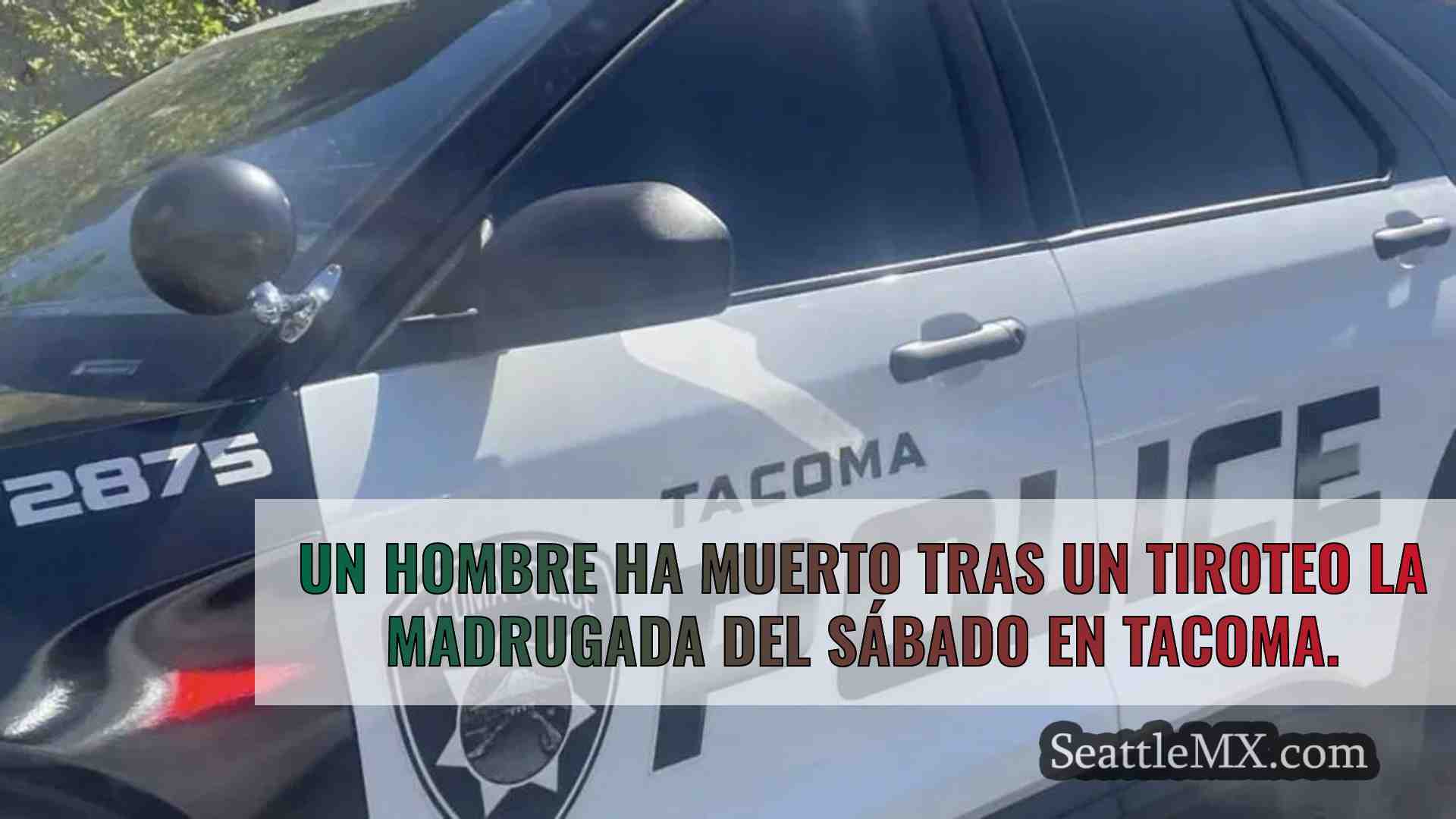 Hombre muerto tras tiroteo de madrugada