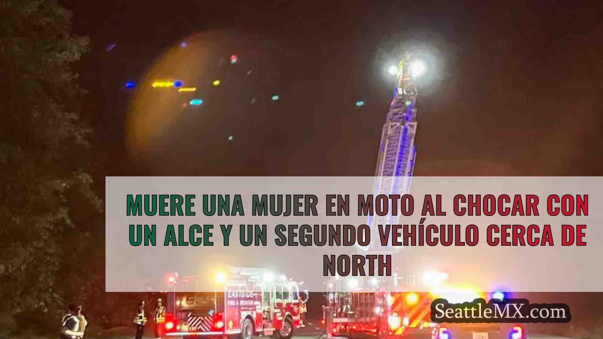 Una mujer en moto muere en un choque
