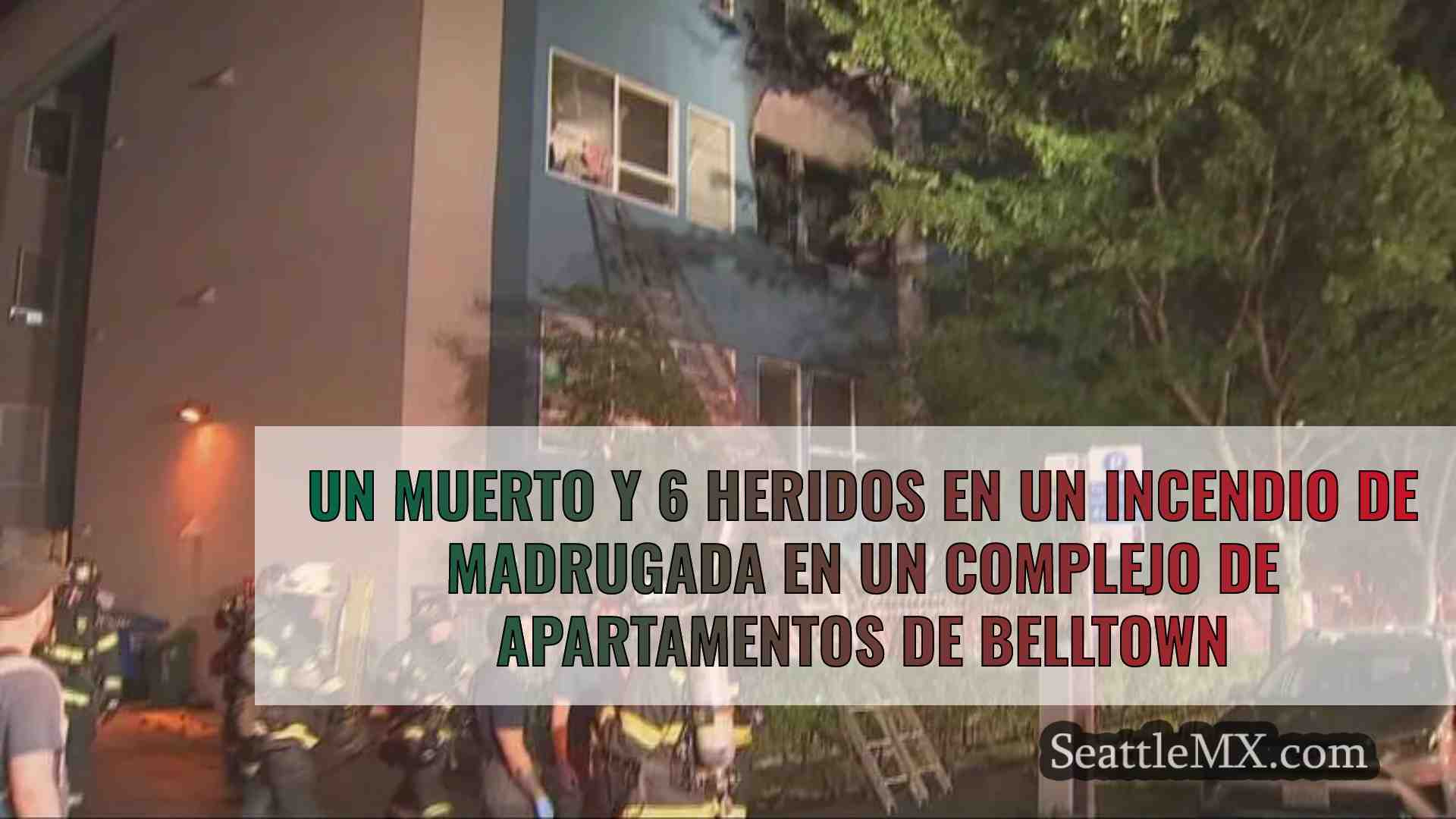 Un muerto y 6 heridos en un incendio de