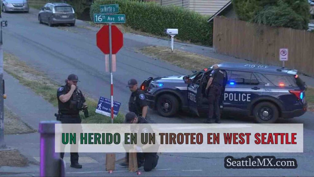 Un herido en un tiroteo en West Seattle
