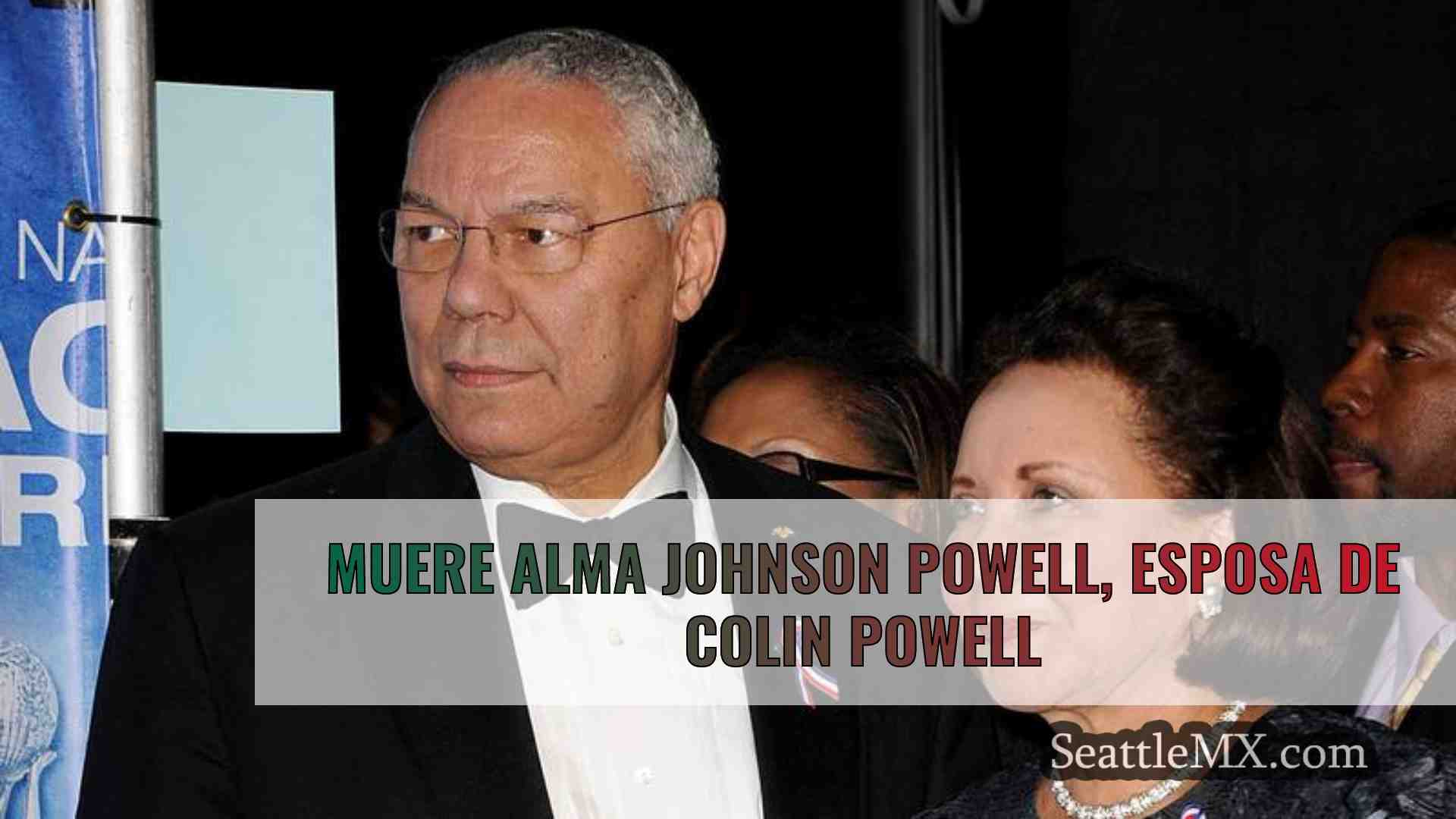 Muere Alma Johnson Powell, esposa de