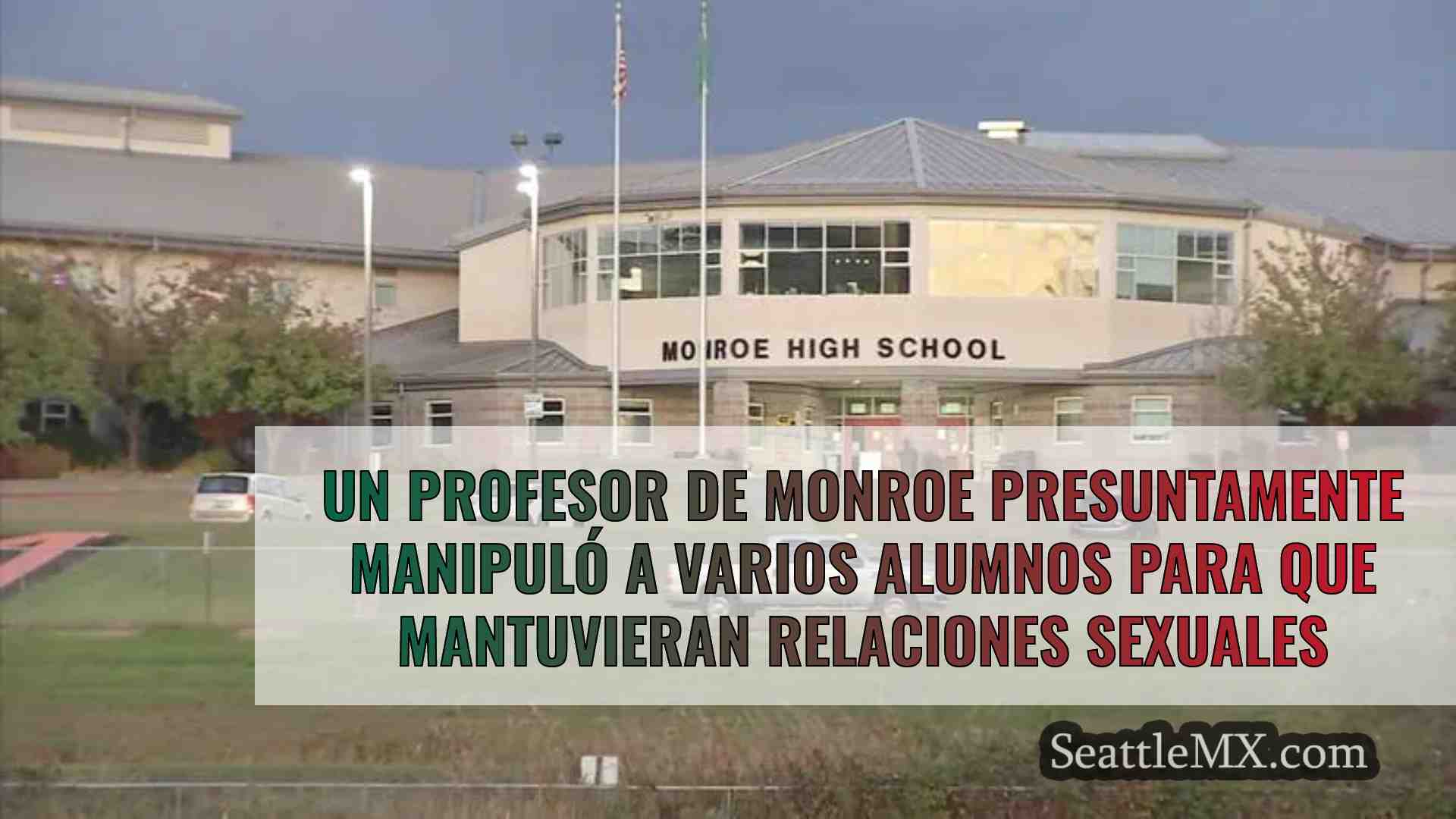 Un profesor de Monroe presuntamente