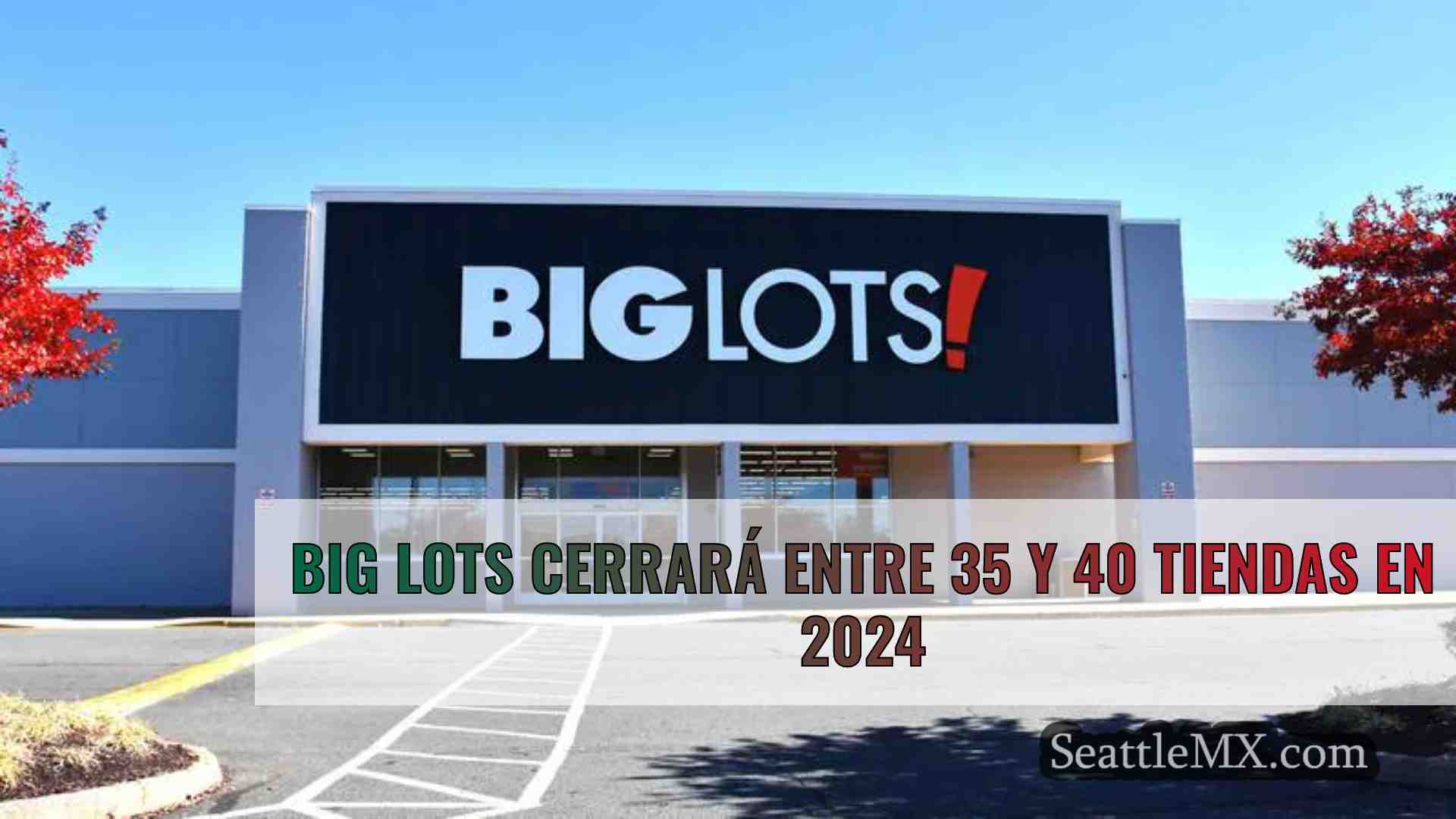 Big Lots cerrará entre 35 y 40 tiendas