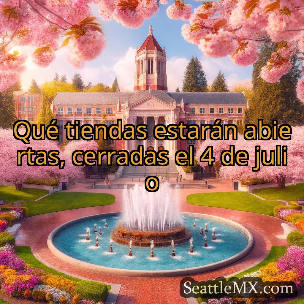 noticias de seattle Qué tiendas estarán abiertas,