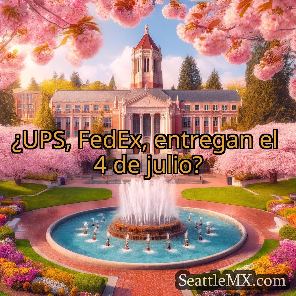 noticias de seattle ¿UPS, FedEx, entregan el 4 de