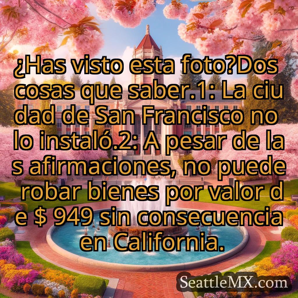 noticias de seattle ¿Has visto esta foto?Dos cosas que