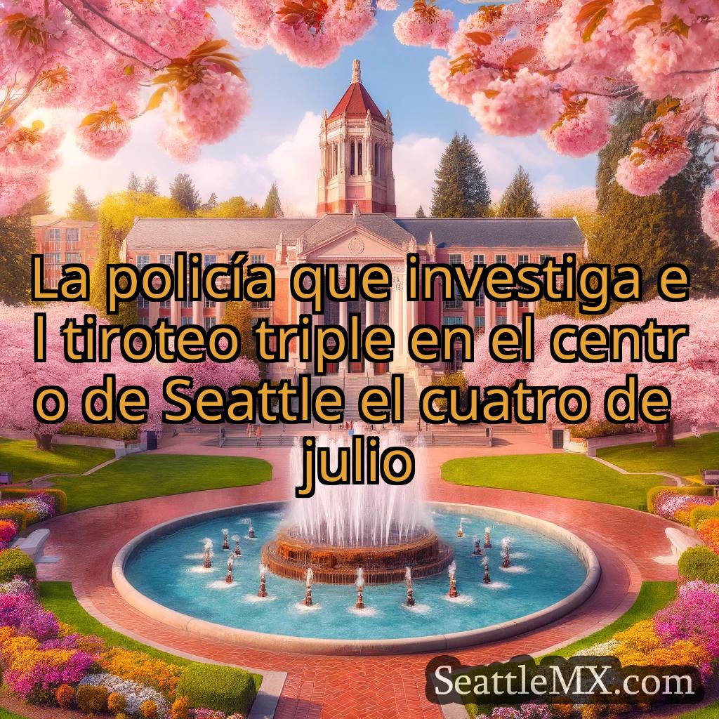 noticias de seattle La policía que investiga el
