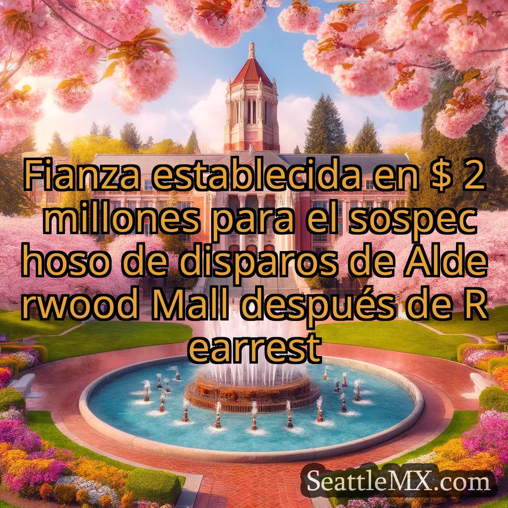 noticias de seattle Fianza establecida en $ 2 millones