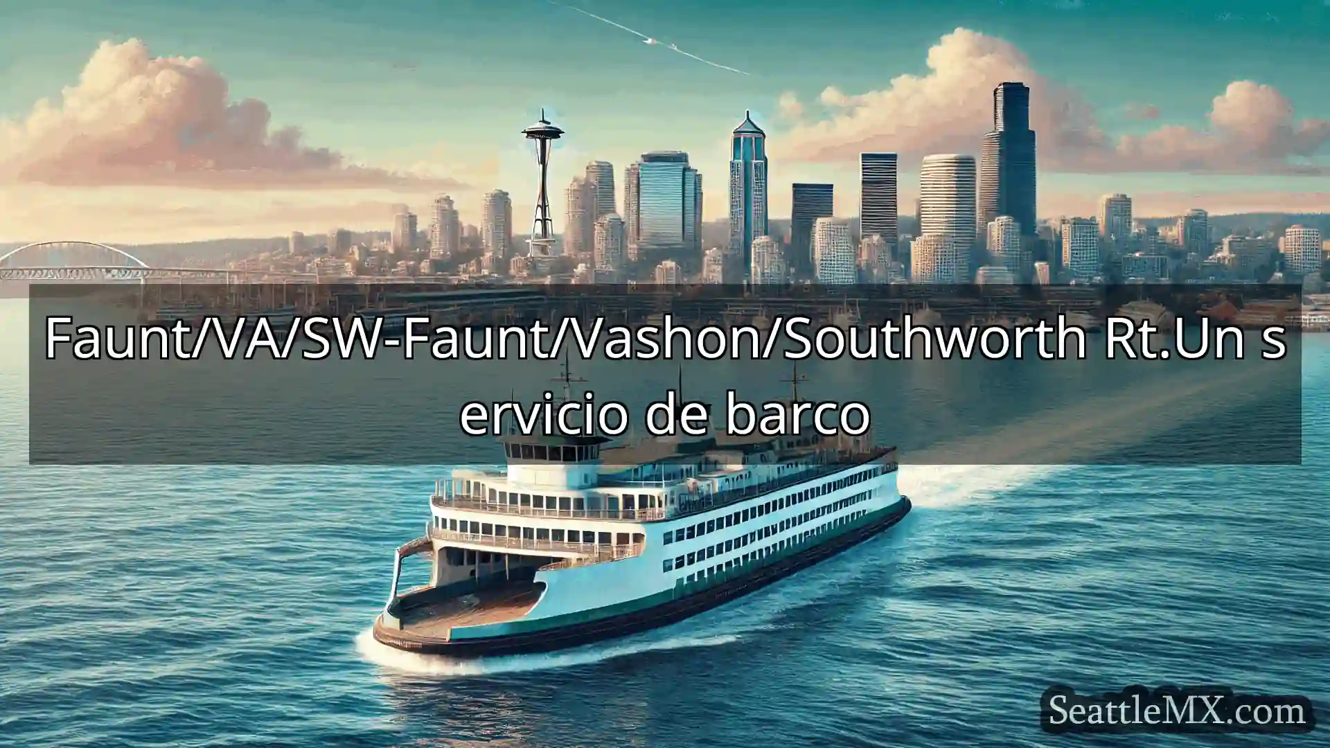 noticias del ferry de seattle Faunt/VA/SW-Faunt/Vashon/Southworth