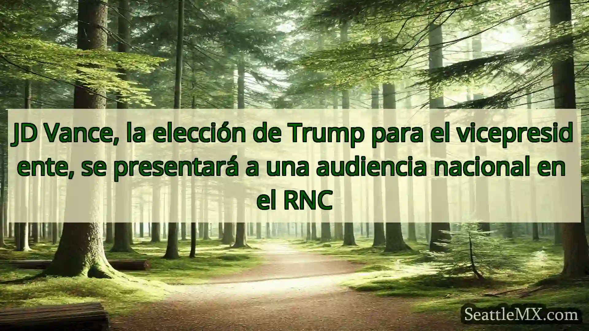 noticias de seattle JD Vance, la elección de Trump