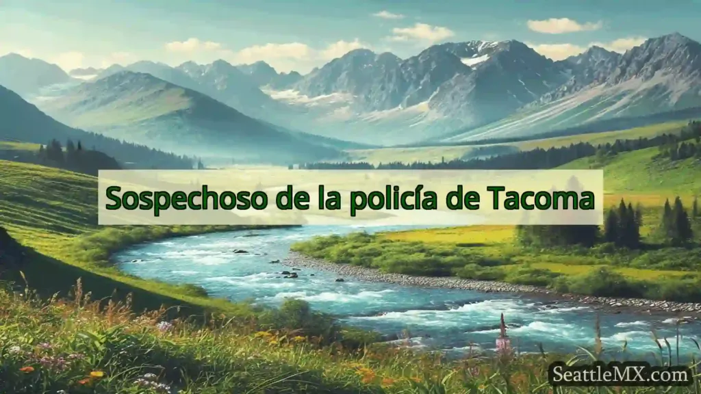 noticias de seattle Sospechoso de la policía de Tacoma