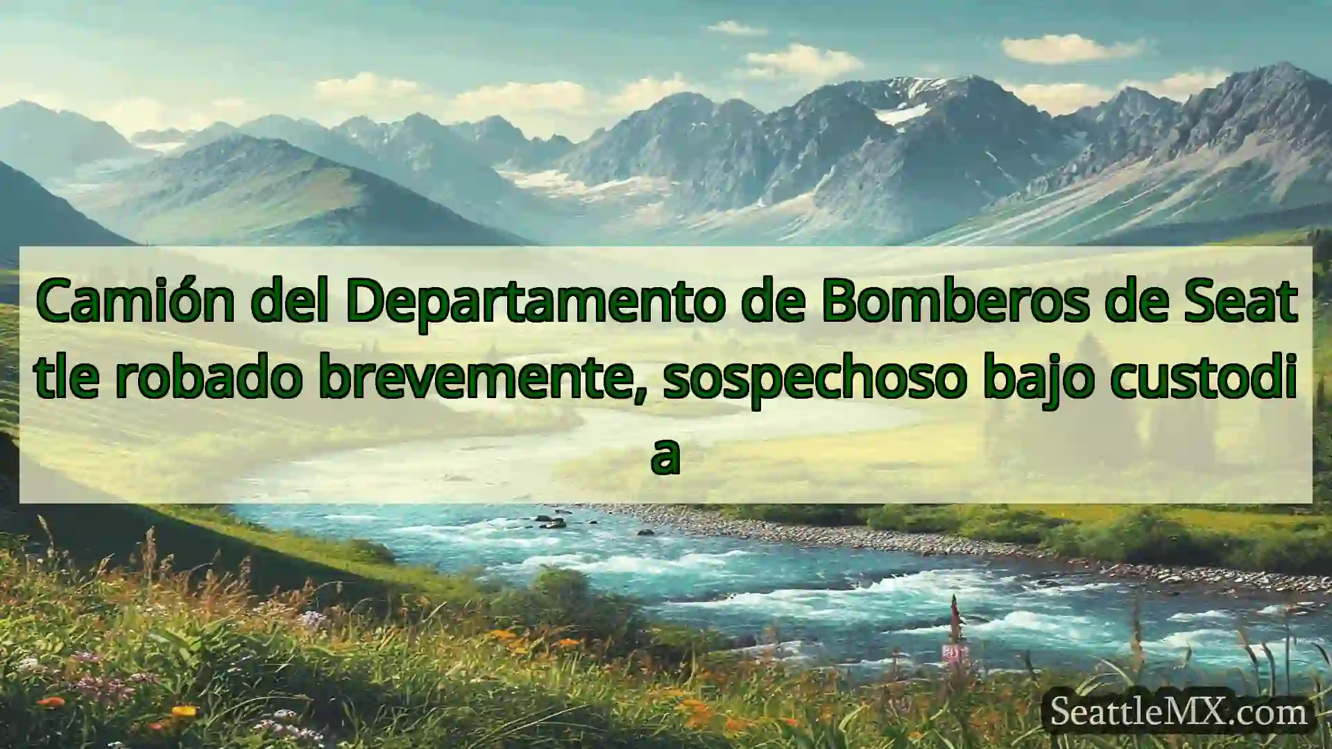 noticias de seattle Camión del Departamento de
