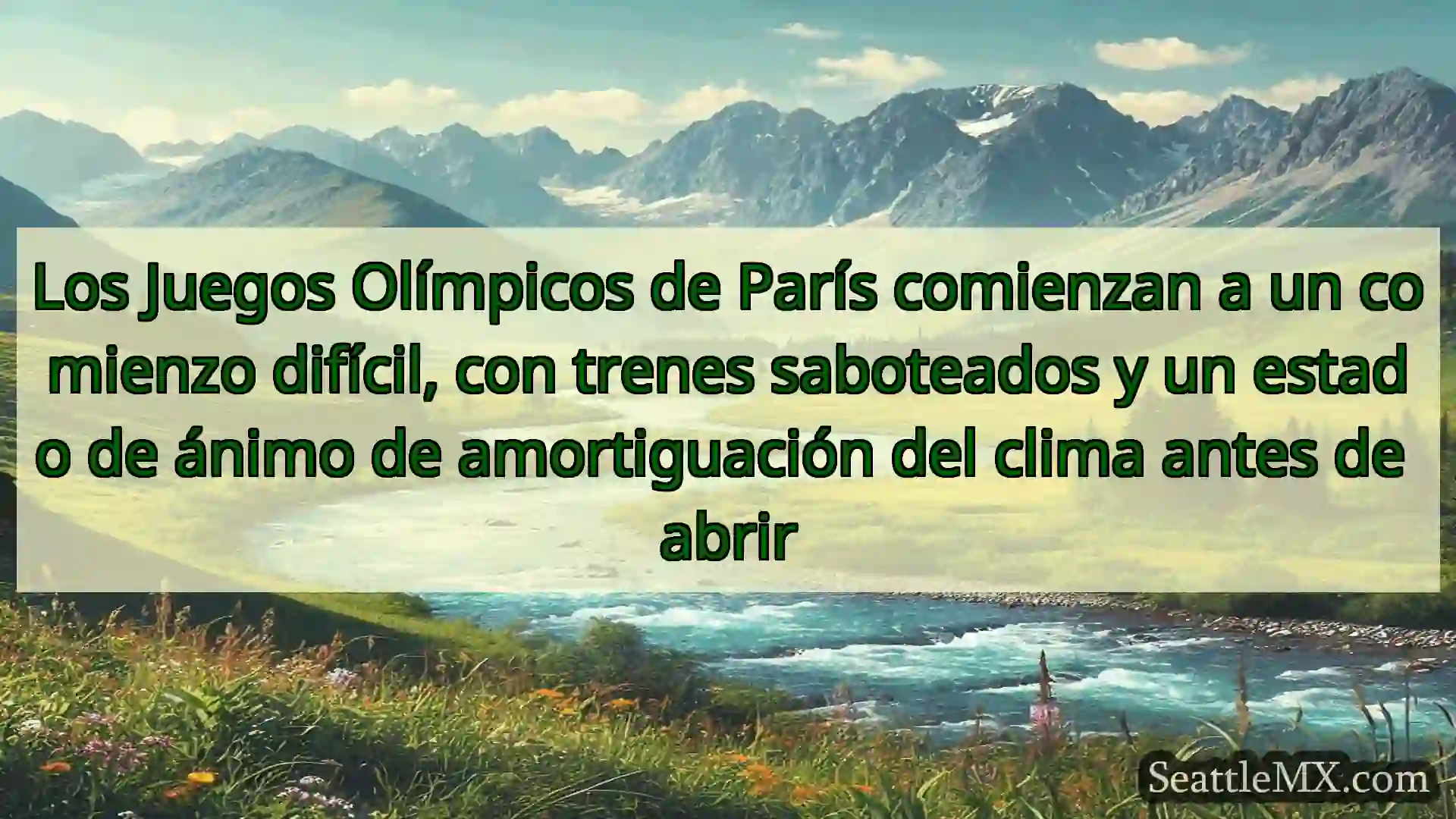 noticias de seattle Los Juegos Olímpicos de París