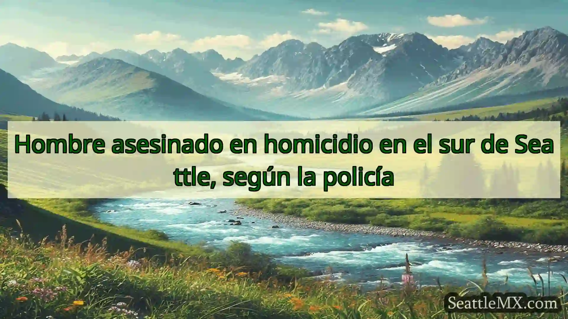 noticias de seattle Hombre asesinado en homicidio en
