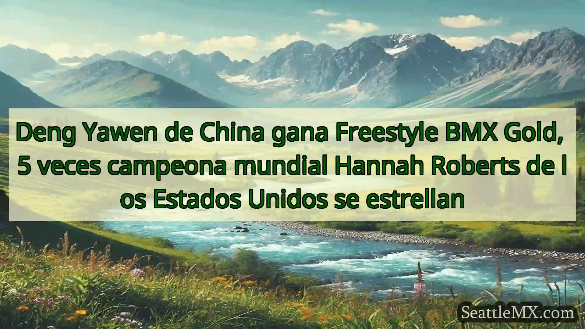 noticias de seattle Deng Yawen de China gana Freestyle