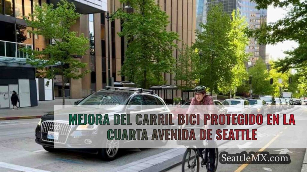 Mejora del carril bici protegido en la
