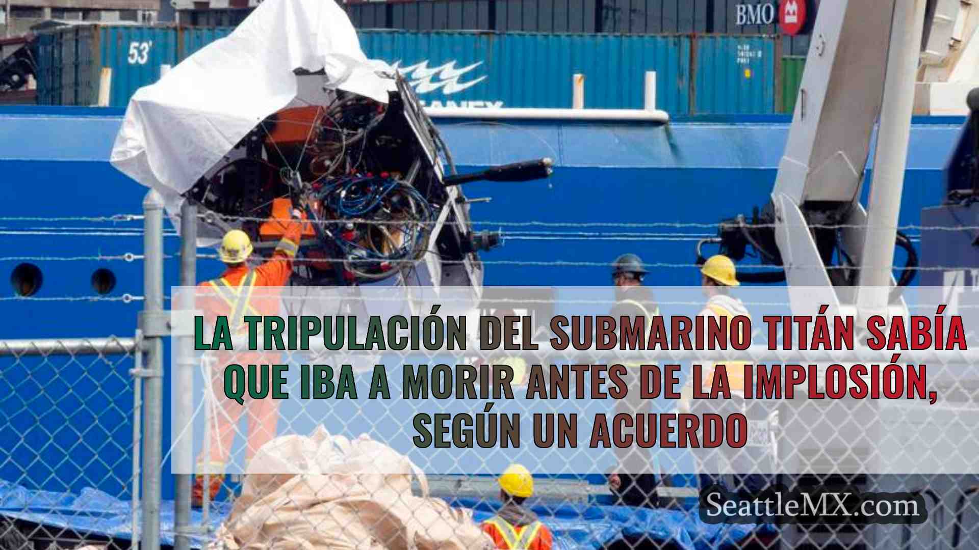 La tripulación del submarino Titán