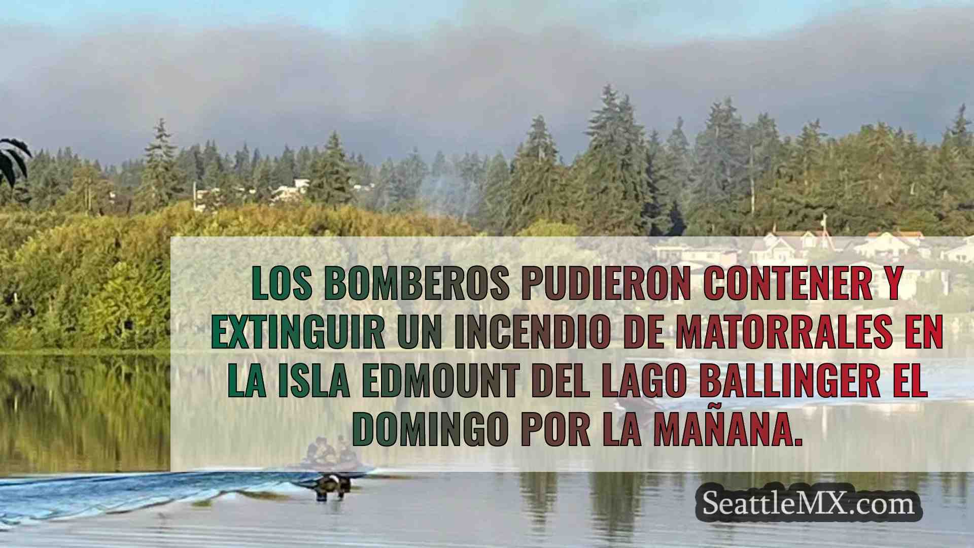 Los bomberos extinguen un incendio de