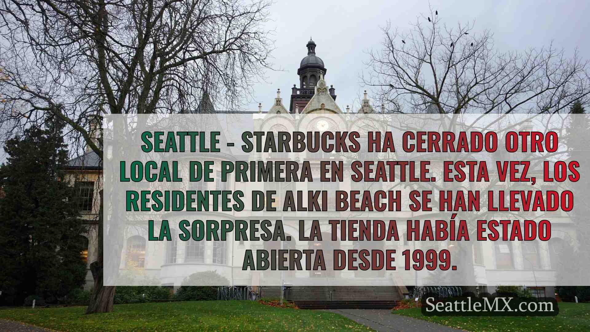 Alki Beach Starbucks de West Seattle