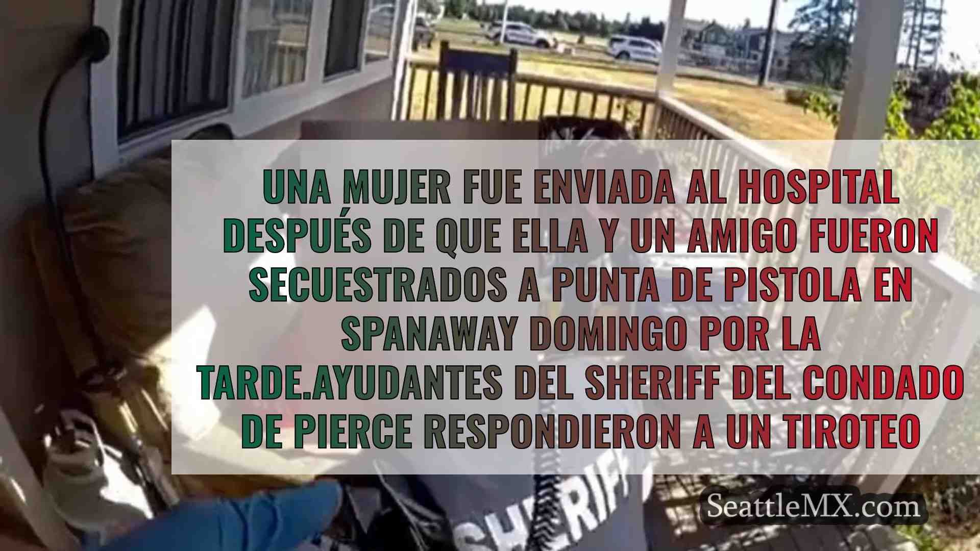 Spanaway robo de coche, disparos envía