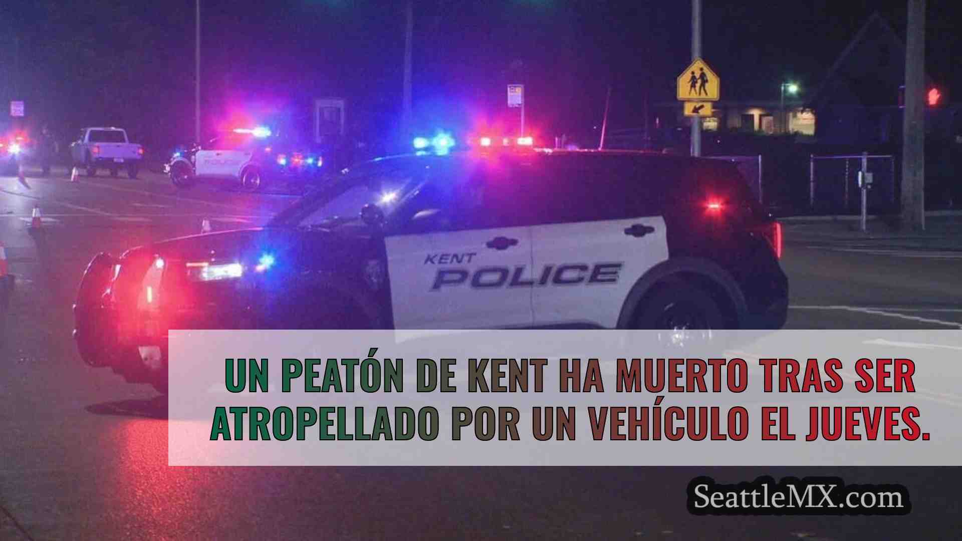 Muere un peatón en Kent tras ser