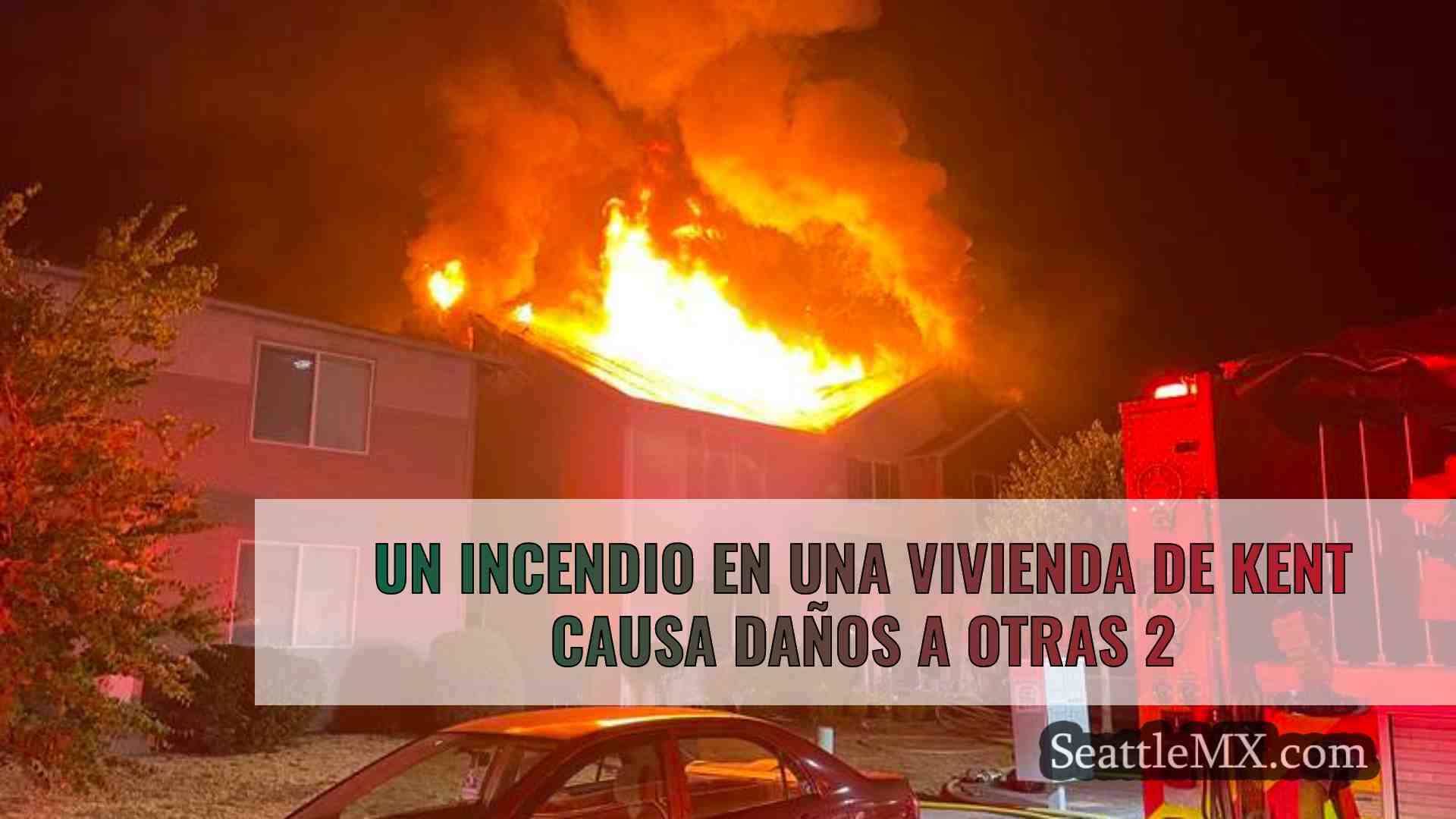 Un incendio en una vivienda de Kent